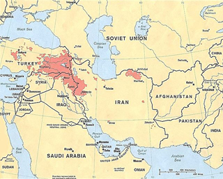 Zona habitada por turcos en 1986
