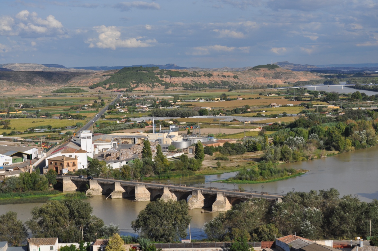 El puente de Tudela en el Ebro