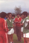 Con selección Olímpica 1972, junto a Horacio Sánchez (hermano de Hugo), Juan Manuel Alvarez, Leo Cuellar.