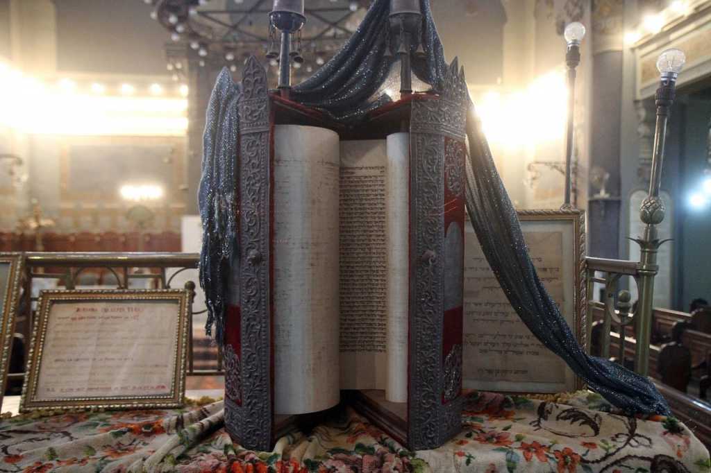 Torah book kept in the Holies Place of the Synagogue- photo from May 15, 2014 by YOUM7 Sami Wahib