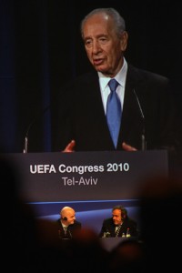 Shimon+Peres+Gianni+Infantino+UEFA+Congress+s5FdOA2AsxXl