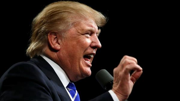Donald Trump durante un acto de campaña en Michigan, el viernes 30 de septiembre (Reuters)
