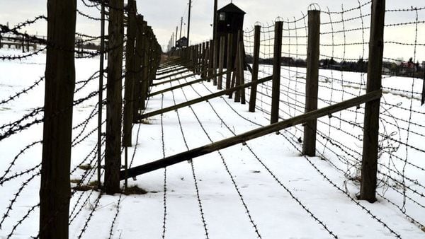 Alambrado del campo de exterminio Majdanek