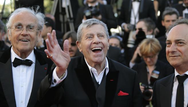Jerry Lewis en el festival de Cannes en 2013