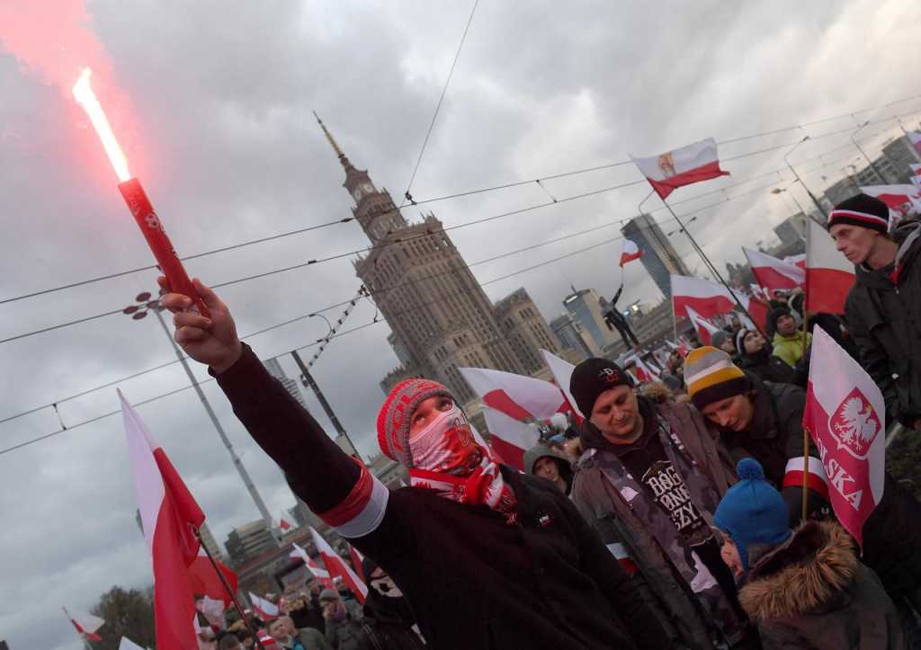 Esta marcha anual organizada por grupos nacionalistas para conmemorar la independencia de Polonia nació en 2009, y cada año ha ido creciendo hasta convertirse en un fenómeno social