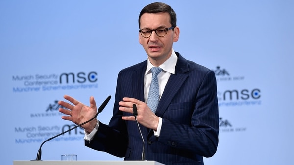 Morawiecki habló en Múnich (AFP)