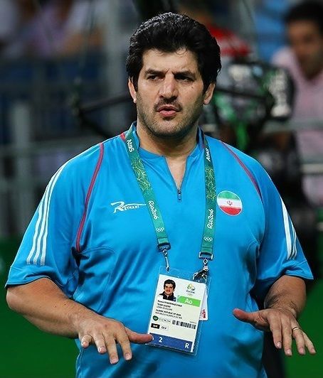 Rasoul Khadem, jefe de la federación de lucha libre de Irán que renunció a su puesto el 28 de febrero de 2018, es visto durante las Olimpiadas de Verano 2016. (CC-BY-4.0 Tasnim News Agency / Wikipedia)