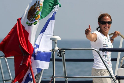Galia Moss, la primera latinoamericana en cruzar el Océano Atlántico en velero