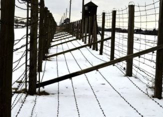 Alambrado del campo de exterminio Majdanek