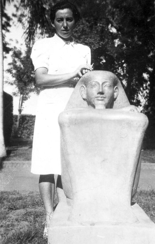 Haviva Reik en Egipto, 1944. Foto: Rafael Reiss, la Colección Bitmuna. Colección Bitmuna