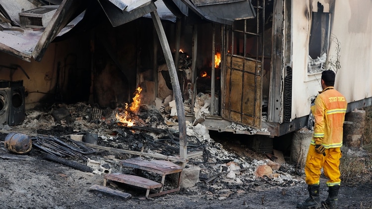 Los incendios causaron daños, pero no se registraron víctimas (AFP)