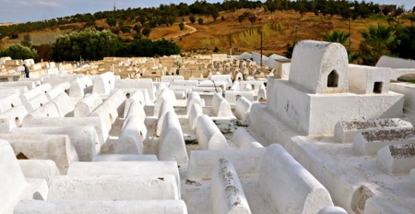 Typical Moroccan Jewish cemetery