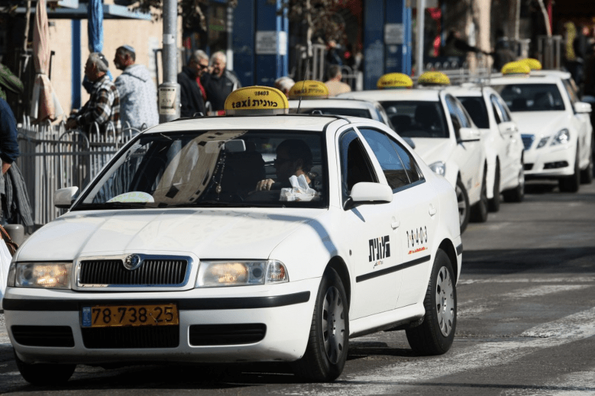 taxi, transporte, Israel