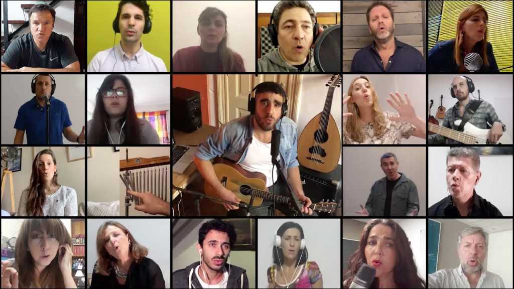 Shevet Ajim va Ajaiot Argentina le canta a Israel cierre del acto de Yom Haatzmaut 72 años