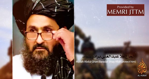 Luego de firmar el acuerdo Doha, el mullah Baradar se dirigió verbalmente a terroristas suicidas