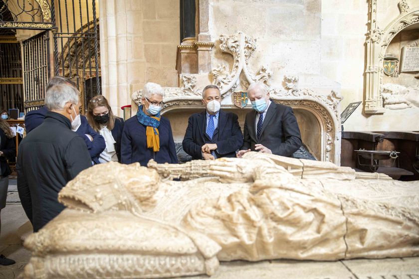 Visita de la embajadora de Israel a la catedral de Burgos