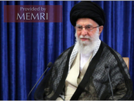 Líder supremo Jamenei. Fuente: portal de Jamenei, 7 de mayo, 2021.