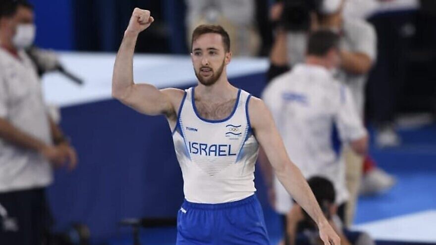 Israeli artistic gymnast/gold medalist Artem Dolgopyat. Source: Israel Olympic Committee via Facebook. Aug. 1, 2021.