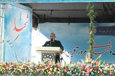 Comandante del CGRI Hossein Salami (Fuente: ISNA, Irán, 26 de julio, 2021)