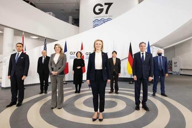 Cumbre Liverpool de cancilleres del G7 (Fuente: Hromadske.ua)