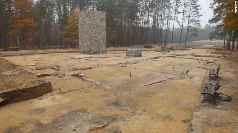 Los arqueólogos excavaron los restos demolidos de Sobibor durante 10 años. 
