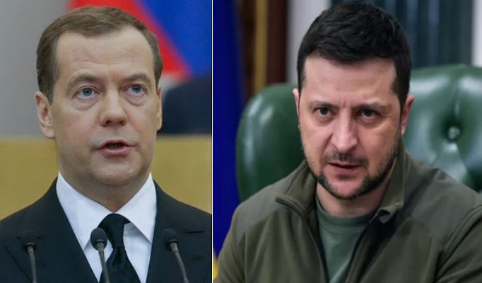 Dmitri Medvedev y Volodomyr Zelensky realizaron importantes visitas al mismo tiempo (Fuente: Trud.ru)
