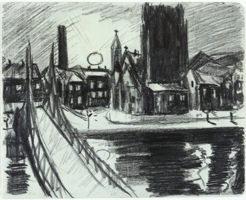 Rosy Lilienfeld, «Puente de hierro» 1926. © 2022 by Jüdisches Museum Frankfort.