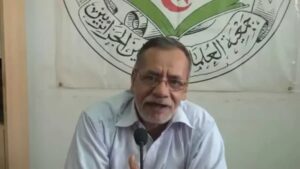 Miembro de la Unión Internacional de Académicos Musulmanes (IUMS), con sede en Qatar y financiada, Touhami Medjouri, llama a todos los musulmanes a unirse a la guerra de Hamás contra Israel, apuntando a los intereses de EE.UU., Reino Unido, Francia y Alemania en todas partes
