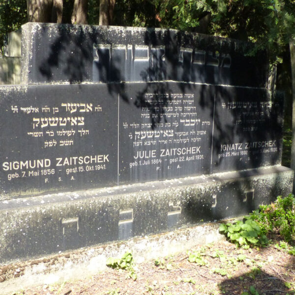 El cementerio judío de Brno, Moravia