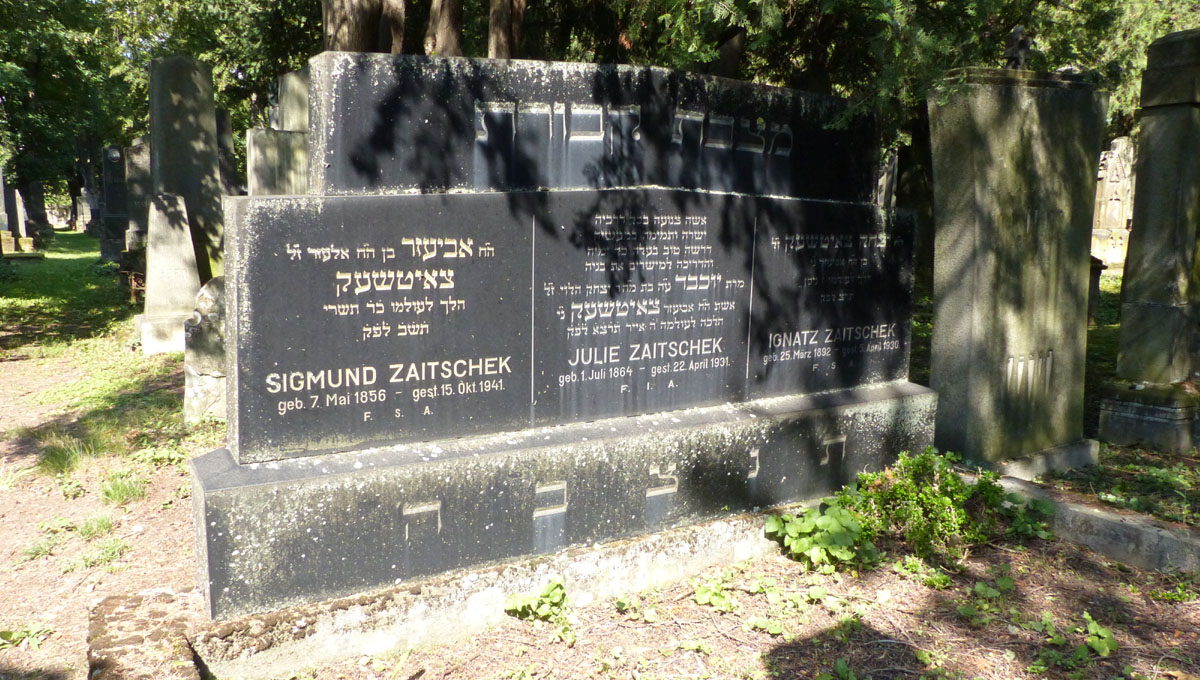 El cementerio judío de Brno, Moravia