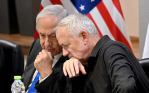 Benjamín Netanyahu y Benny Gantz Foto: Haim Zach / GPO vía Flickr