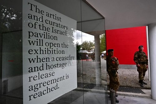 El pabellón de Israel en la Bienal de Venecia estará cerrado hasta la liberación de los rehenes de Hamás