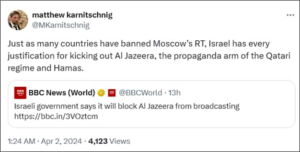 Al-Jazeera en árabe: el canal de televisión de propiedad qatarí que promueve el terrorismo islamista en todo el mundo – ACTUALIZADO