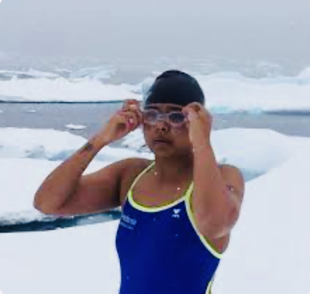 Bhakti Sharma: India, récord en natación abierta en aguas antárticas